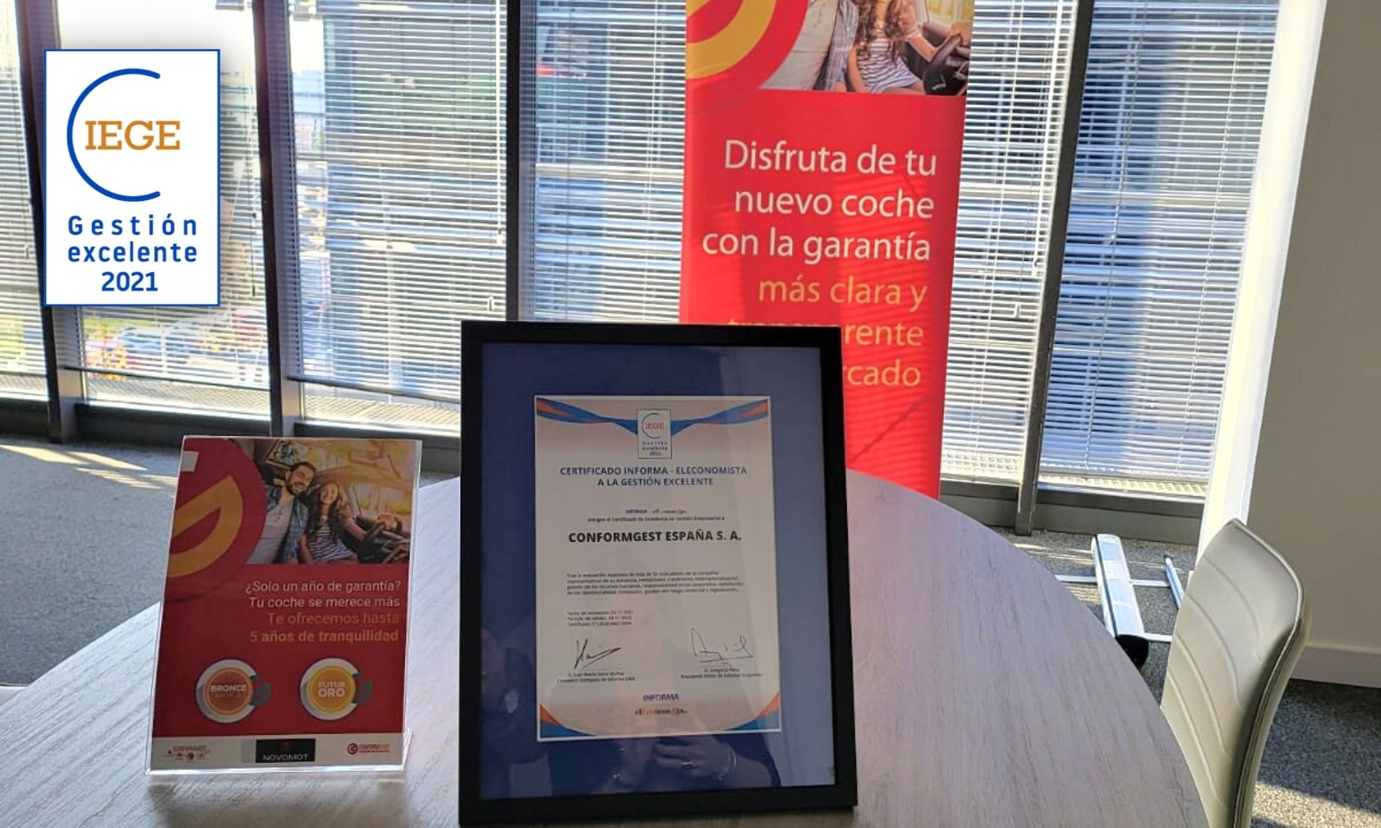 ConformGest España ConformGest obtiene el Certificado Informa-elEconomista a la Gestión Excelente (CIEGE) en 2021